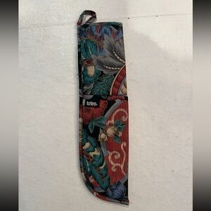Vintage Totes Multicolor Floral curling iron/ flat iron Sleeve. Great for travel